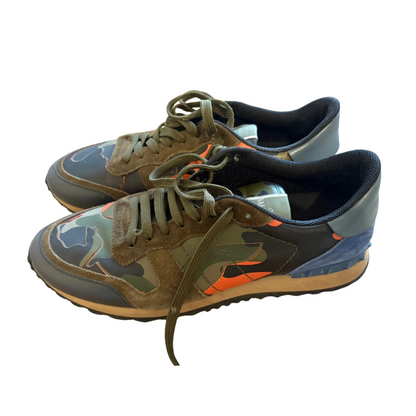 Valentino Garavani Rockrunner Sneakers (Khaki) 