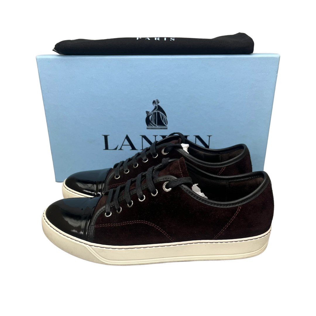 Lanvin Cap Toe Sneakers (Burgundy)