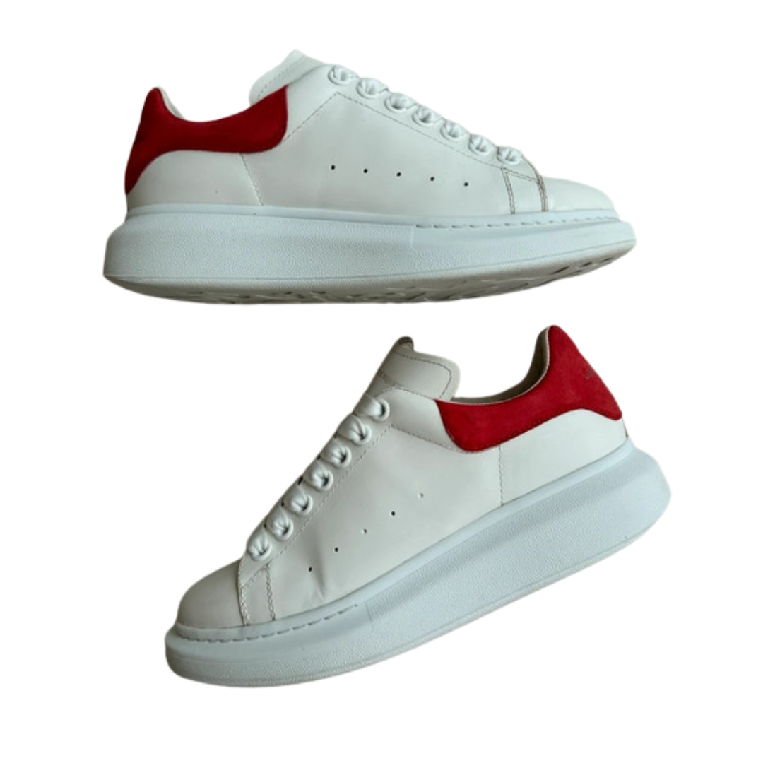 Alexander Mcqueen Sneakers (White Red) (Womens)