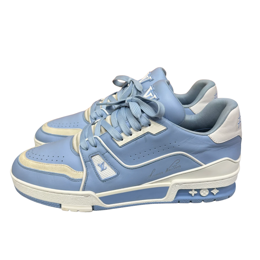 Louis Vuitton Trainer Sneakers (Blue)