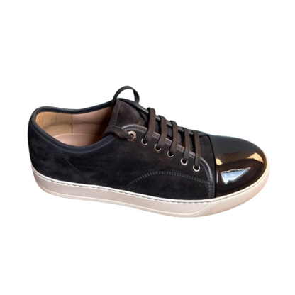 Lanvin Cap Toe Sneakers (Dark Grey)