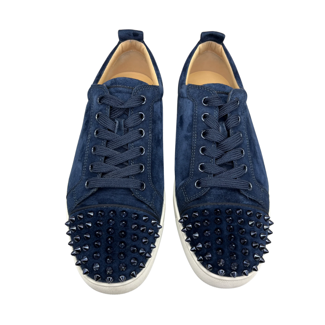 Christian Louboutin Louis Junior Spike Sneakers (Navy)