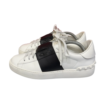 Valentino Garavani Open Sneakers (White Black) (Womens)