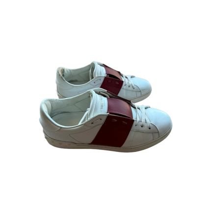Valentino Garavani Open Sneakers (White Red)