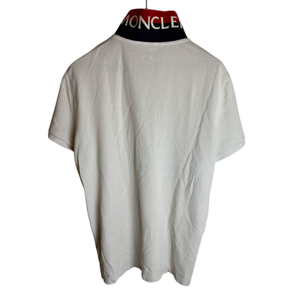 Moncler Maglia Polo Shirt (White)