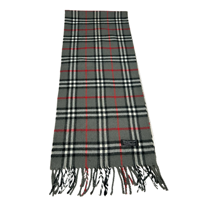Burberry Scarf (Dark Grey) (Vintage)