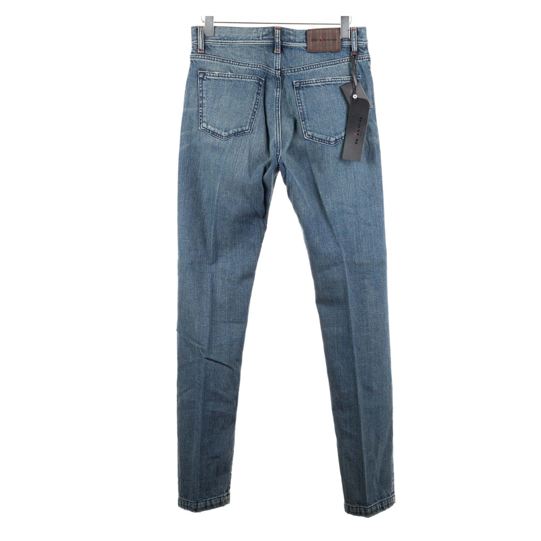 Kiton Napoli Slim Fit Jeans (Blue) (New)
