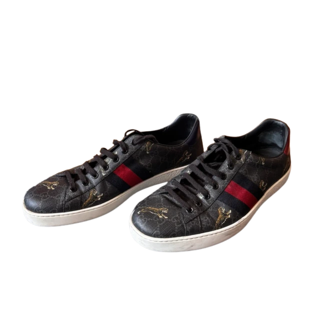 Gucci Ace Sneakers (Black)