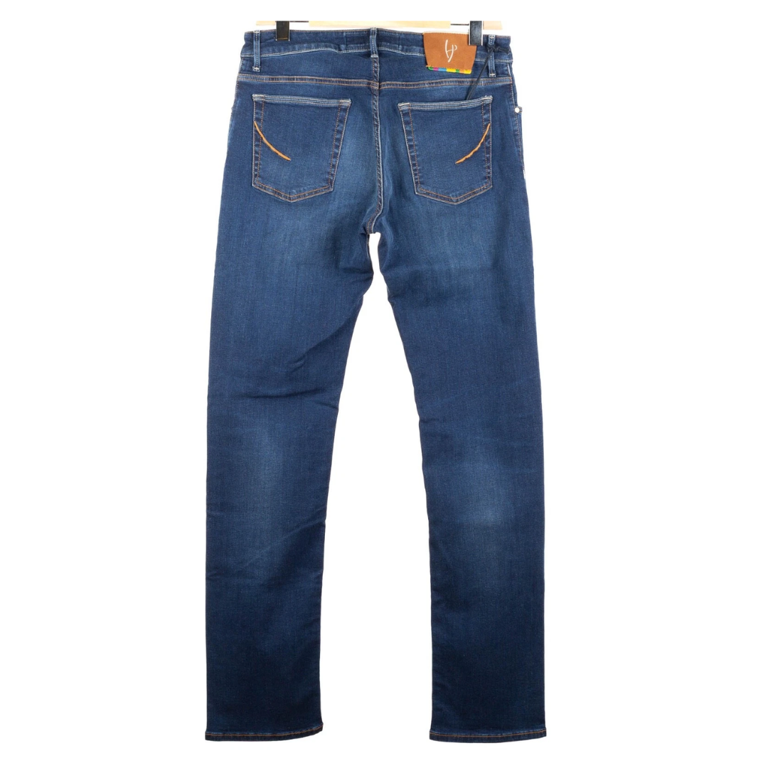 Handpicked Ravello Slim Fit Jeans (Navy) (New)