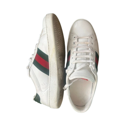 Gucci Ace Sneakers (White)