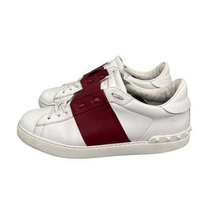 Valentino Garavani Open Sneakers (White Red)