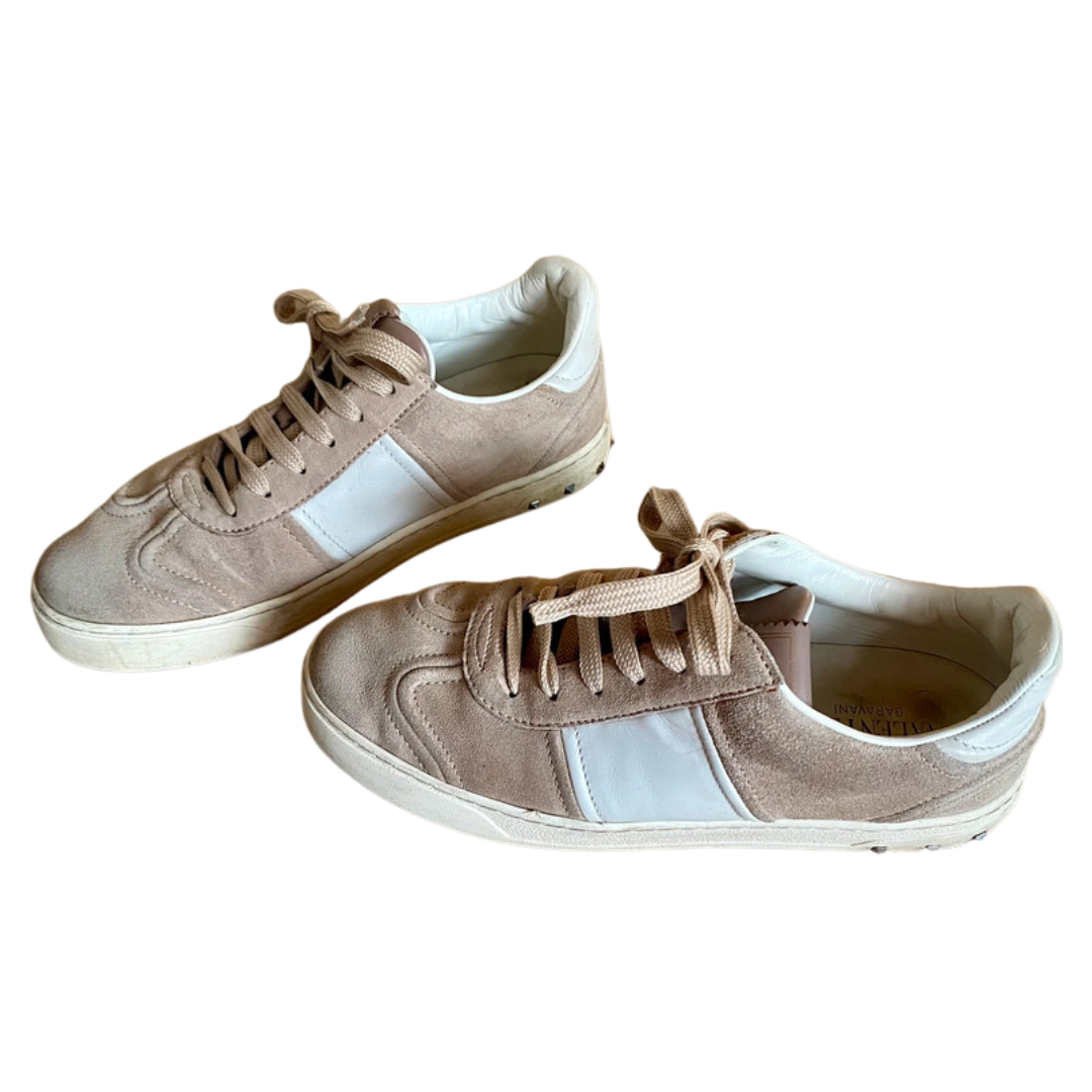 Valentino Garavani Flycrew Sneakers (Pink) (Womens)