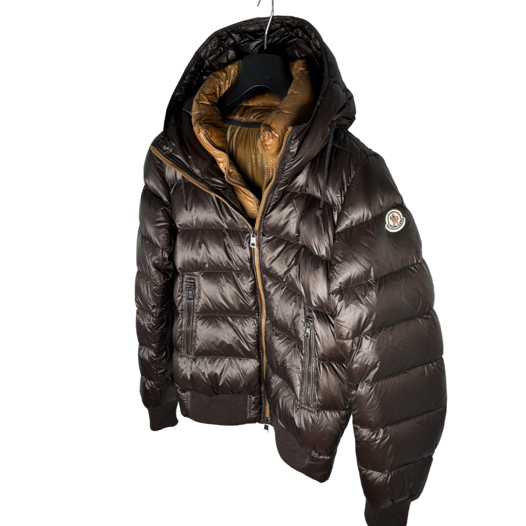 Moncler Marque Down Jacket (Brown)