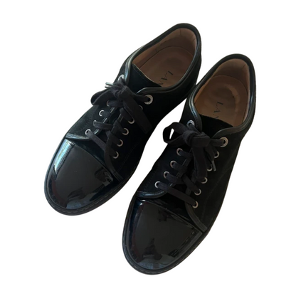 Lanvin Cap Toe Sneakers (Black)