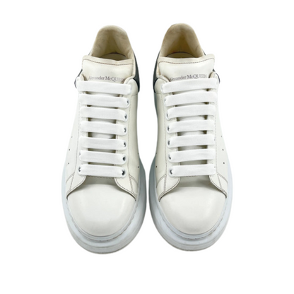Alexander Mcqueen Oversize Sneakers (White Silver) (Womens)