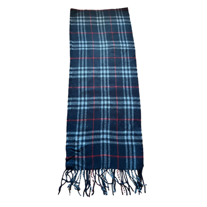 Burberry Scarf (Navy) (Vintage)