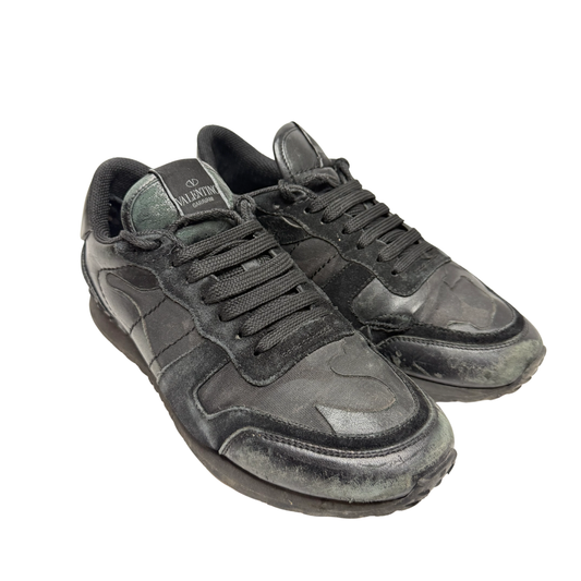 Valentino rockrunner sneakers (black)