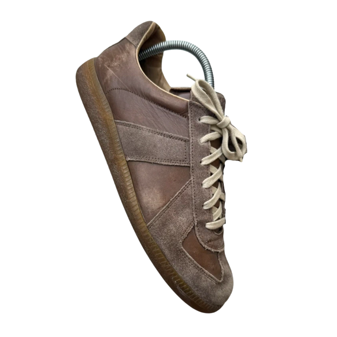 Maison Margiela Gat Sneakers (White &amp; Grey)