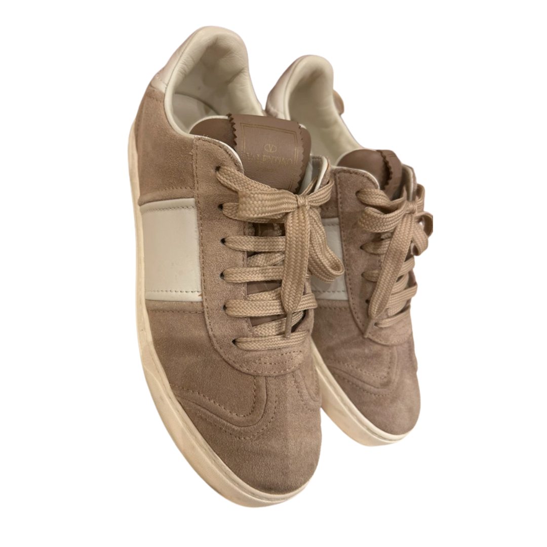Valentino Garavani Flycrew Sneakers (Beige) (Womens)