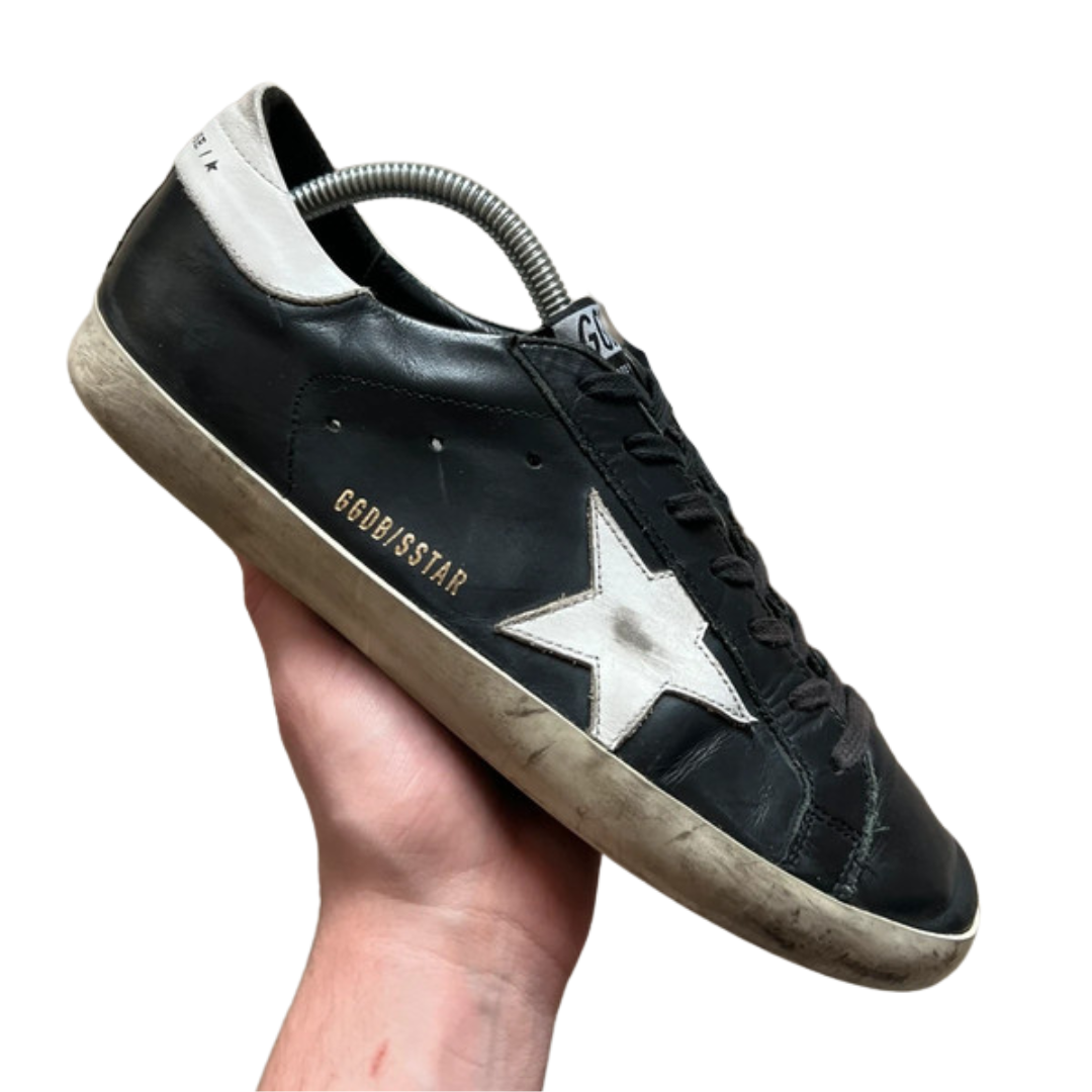 Golden Goose Superstar Sneakers (Black)