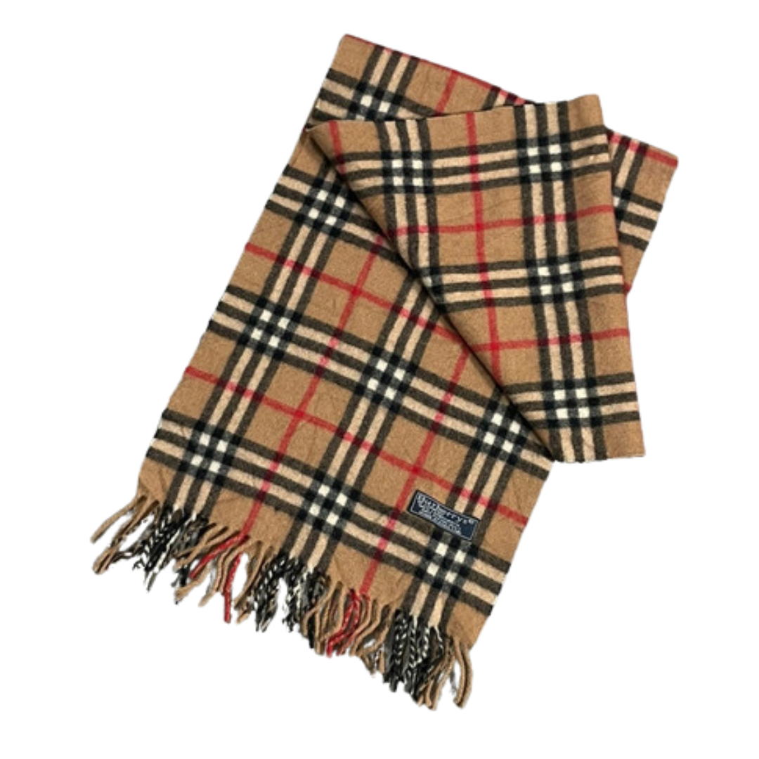 Burberry Scarf (Beige) (Vintage)