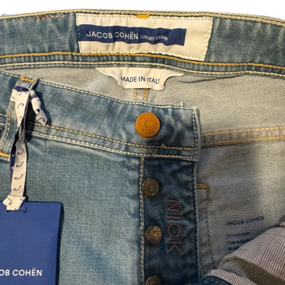 Jacob Cohën Nick Slim Fit Jeans (Blue) (New)