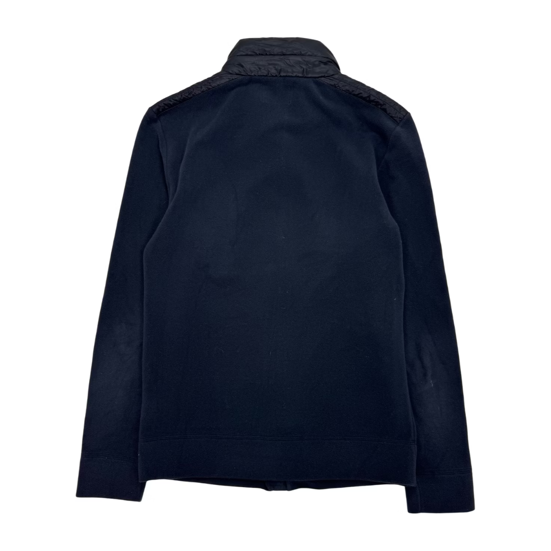 Moncler Maglia Fleece Cardigan Jacket (Navy)