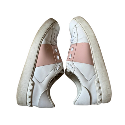 Valentino Garavani Open Sneakers (White Pink) (Womens)