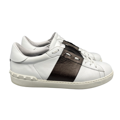 Valentino Garavani Open Sneakers (White Bronze)