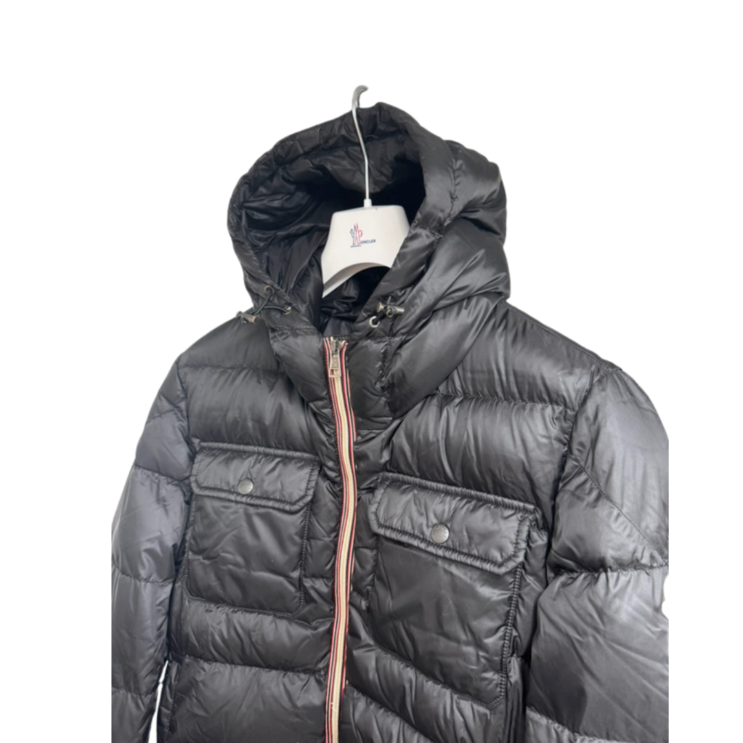Moncler Morane Hooded Down Jacket (Black)