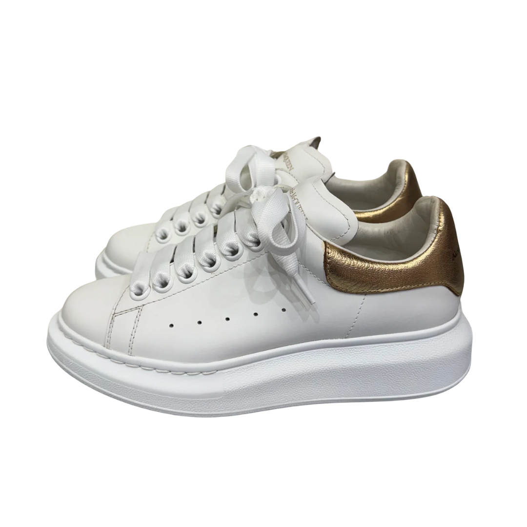 Alexander Mcqueen Sneakers (White Gold) (Womens)