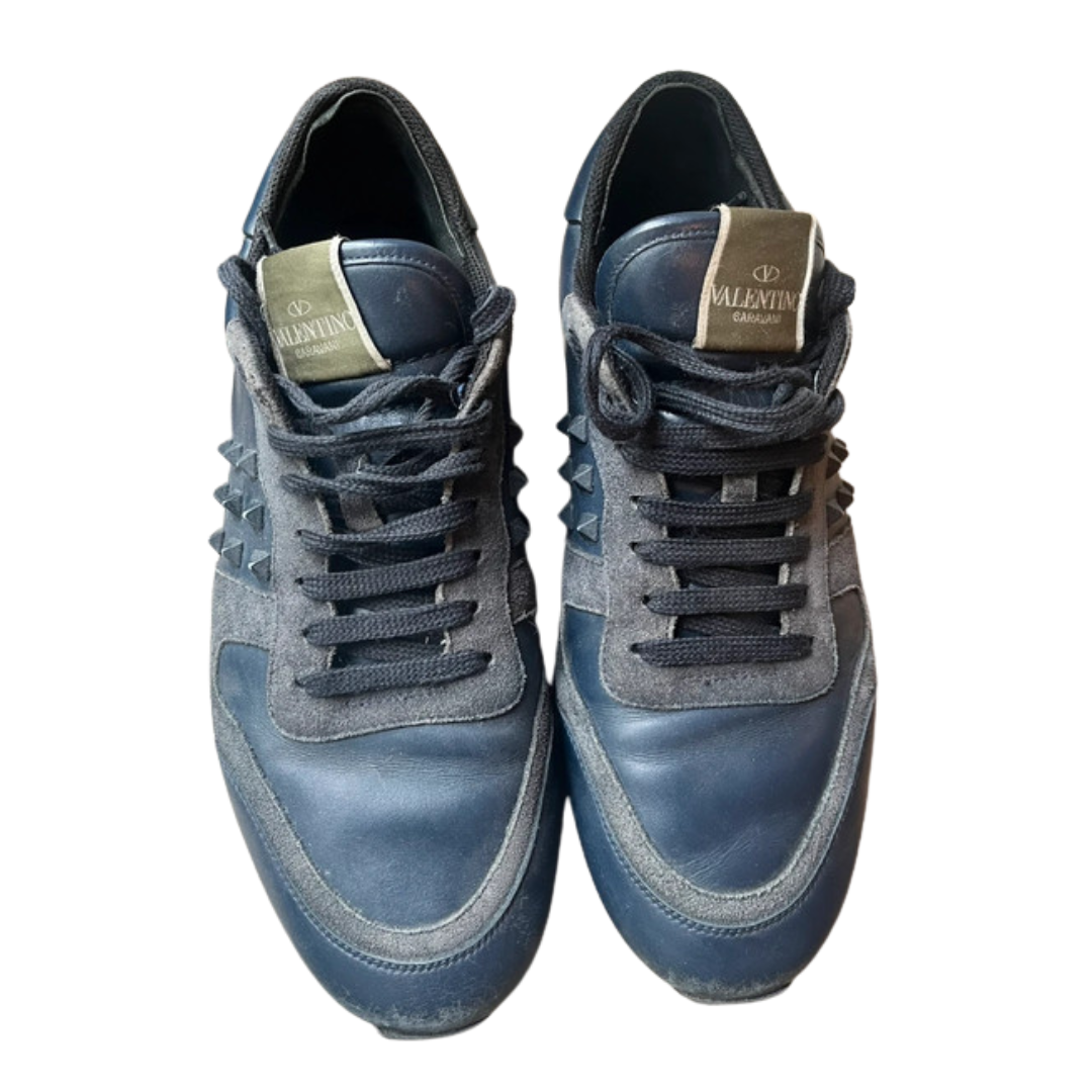Valentino Garavani Rockrunner Sneakers (Navy)