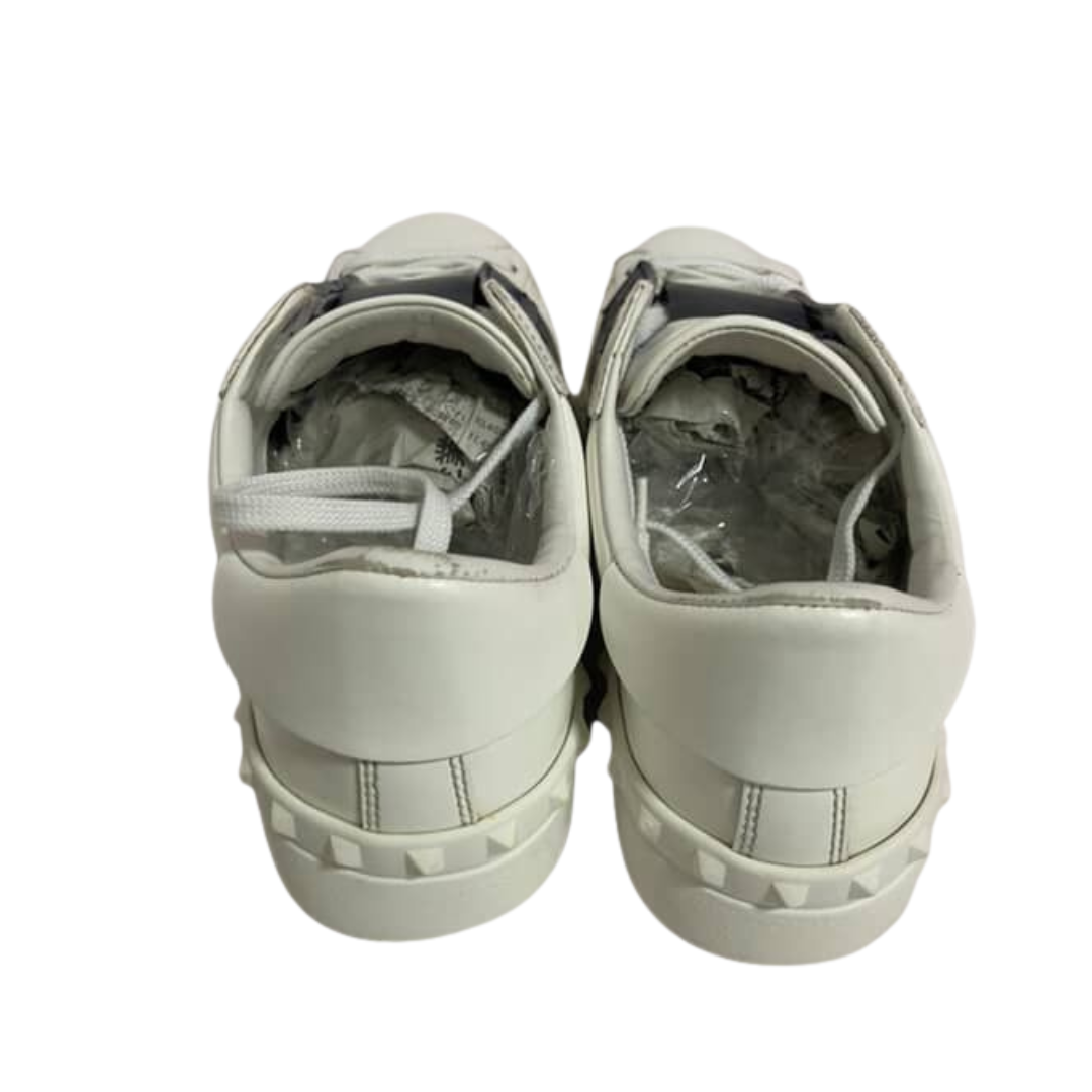 Valentino Open Sneakers (White Navy)