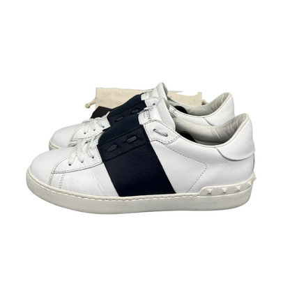 Valentino Garavani Open Sneakers (White Navy)