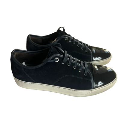 Lanvin Cap Toe Sneakers (Navy)