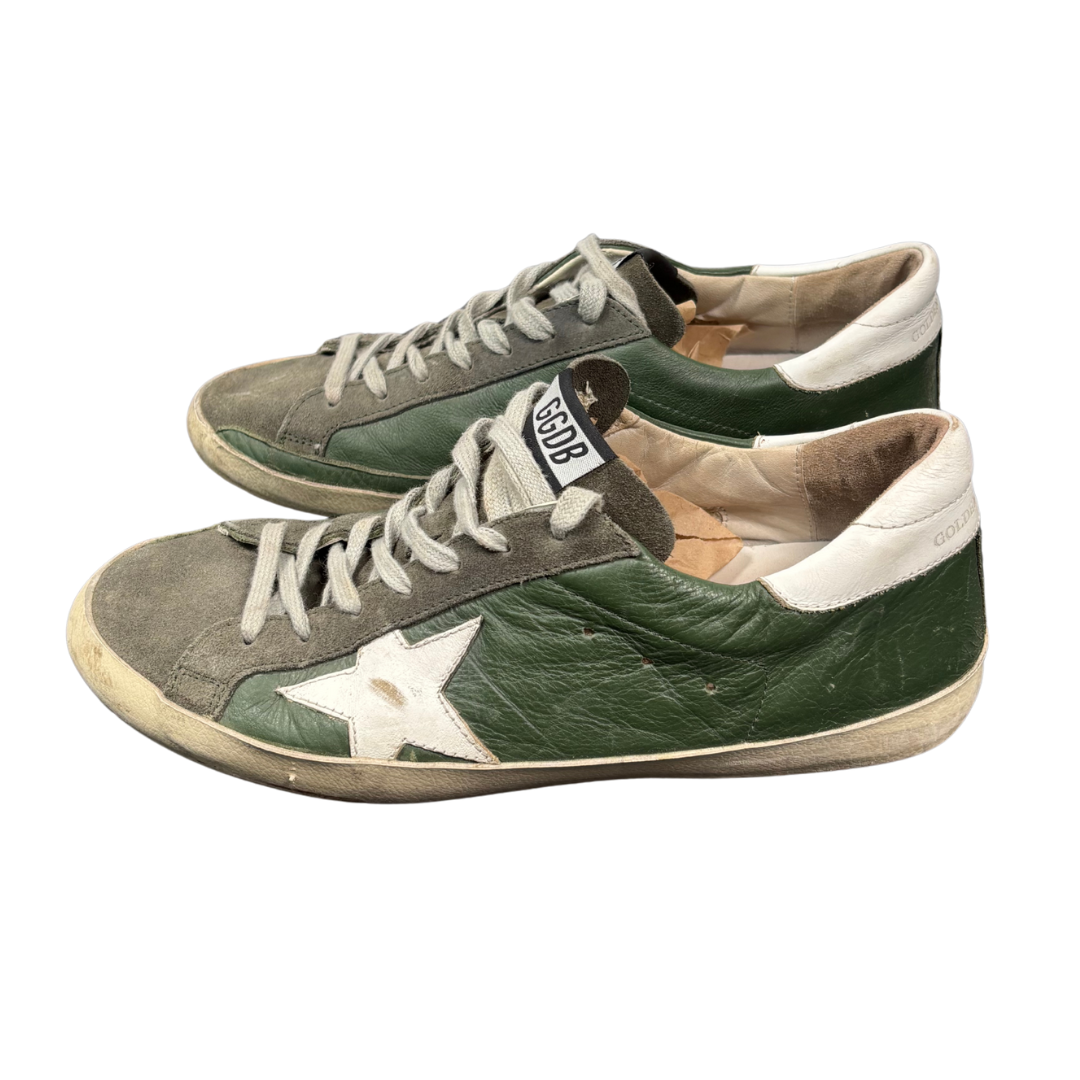 Golden Goose Superstar Sneakers (Dark Green)