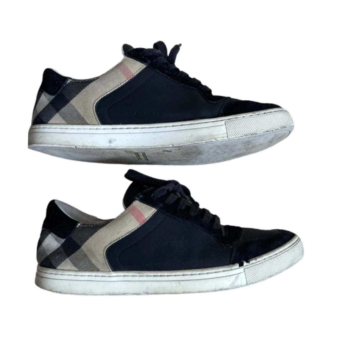Burberry Checkered Low Sneakers (Black)