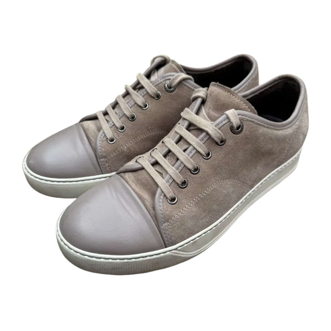 Lanvin Cap Toe Sneakers (Beige)