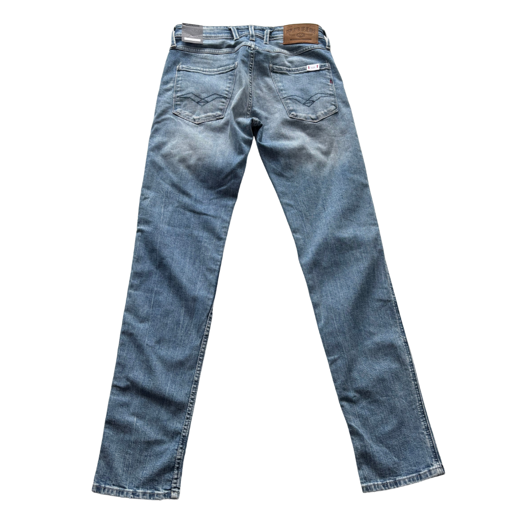 Replay Anbass Slim Fit Jeans (Blue) (New)