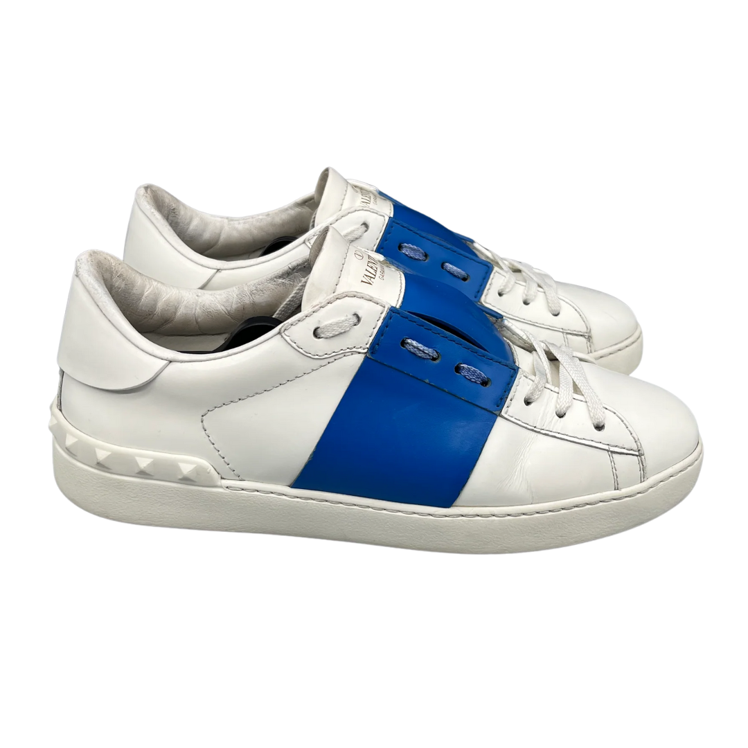 Valentino Garavani Open Sneakers (White Blue)