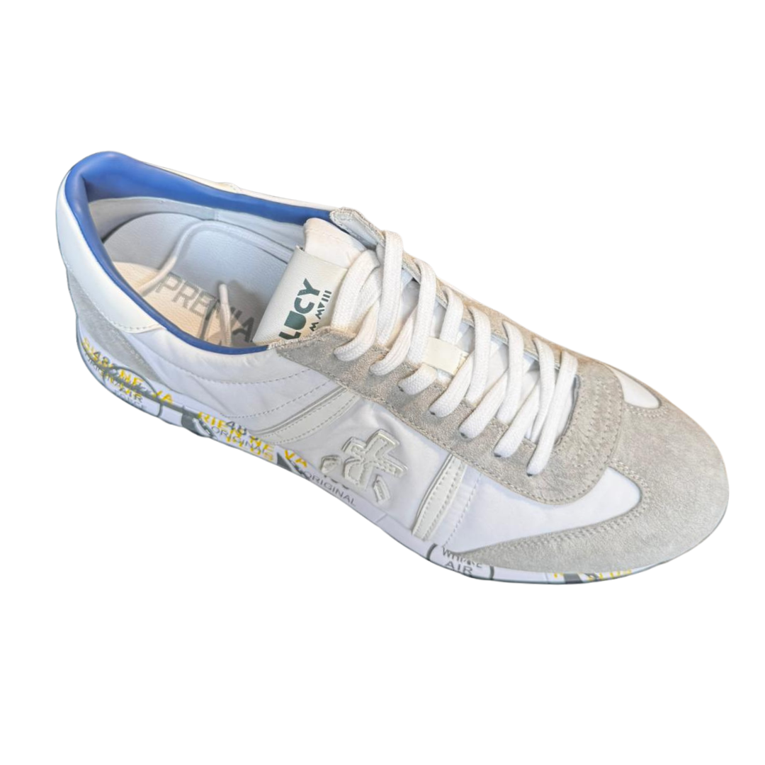 Premiata NOUS 6655 Sneakers (White Grey) (New)