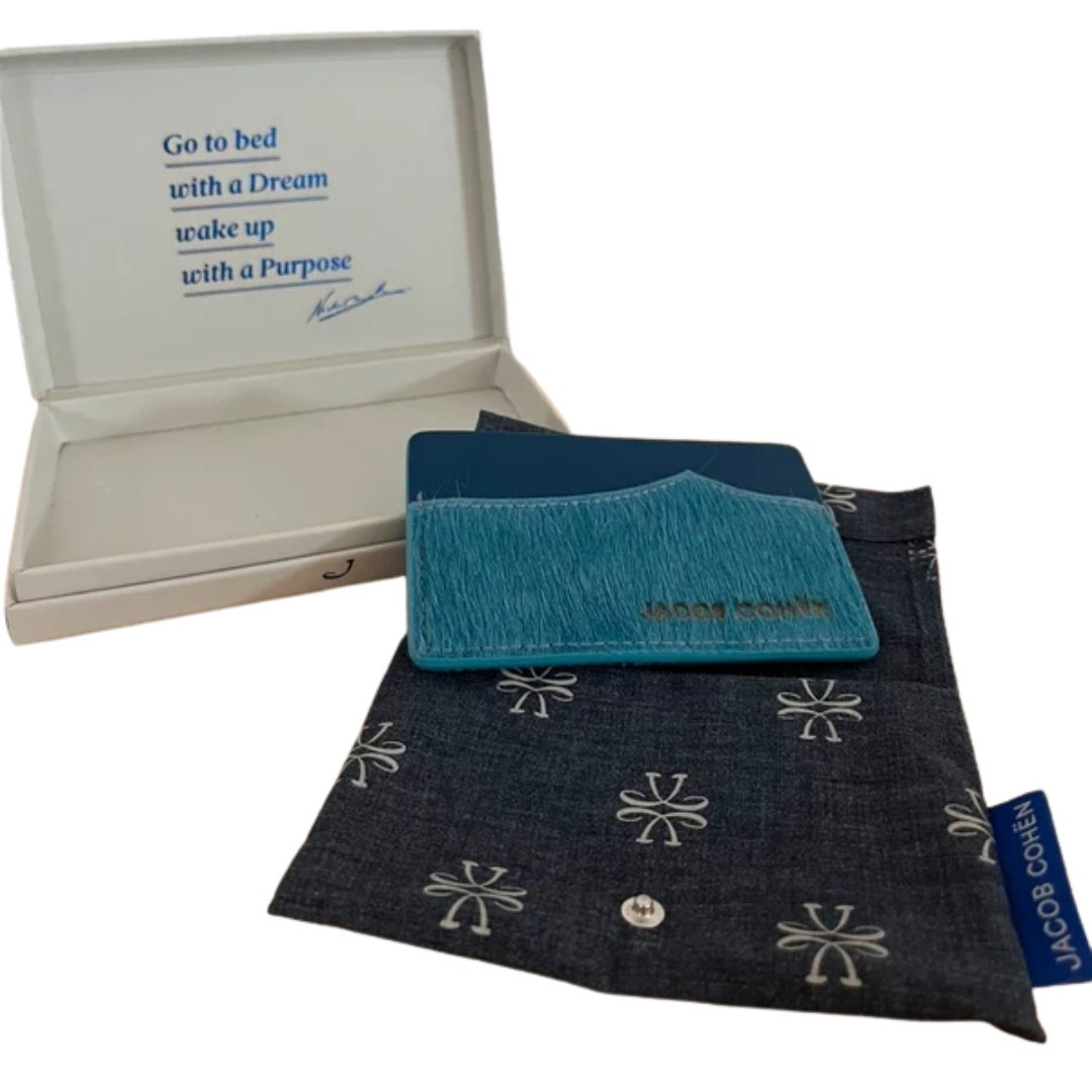 Jacob Cohën Card Holder (Blue) (New)