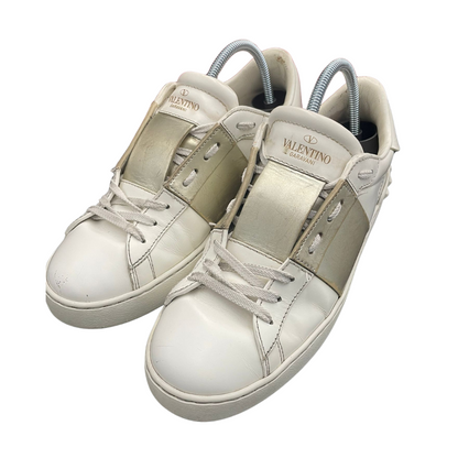 Valentino Garavani Open Sneakers (White Gold) (Women's)