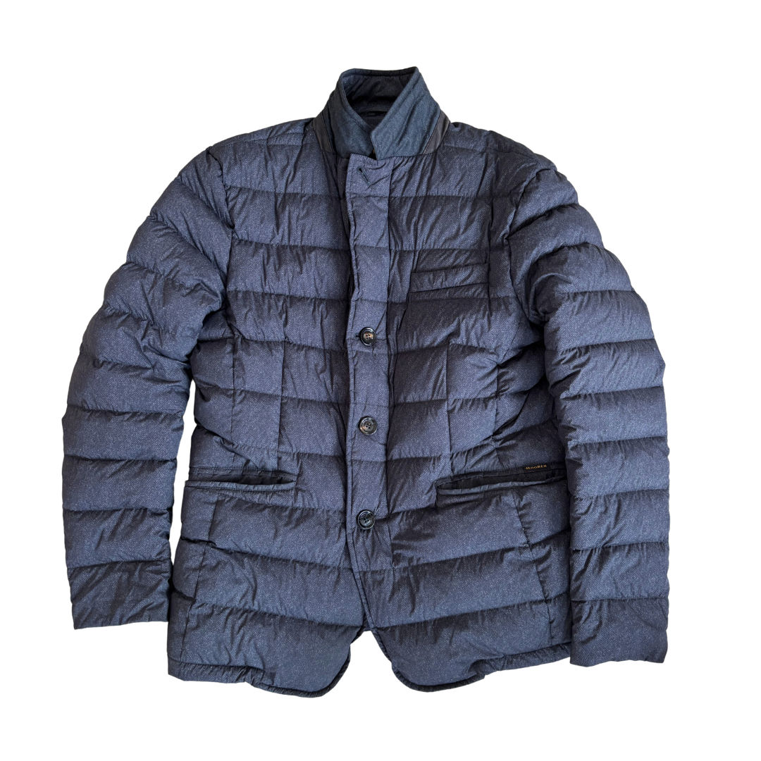 Moorer Quilted Down Jacket (Dark Grey)