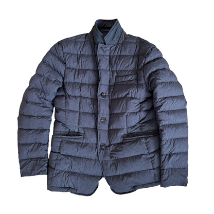 Moorer Quilted Down Jacket (Dark Grey)