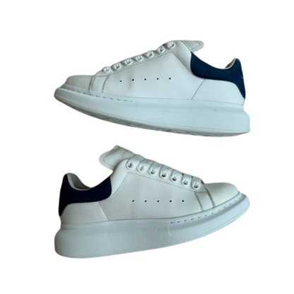Alexander Mcqueen Sneakers (White Navy) (Womens)