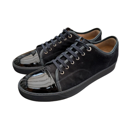 Lanvin Cap Toe Sneakers (Black)