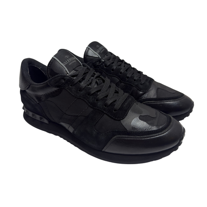 Valentino rockrunner sneakers (black)