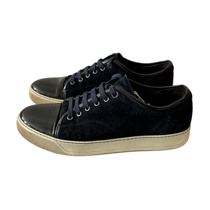 Lanvin Cap Toe Sneakers (Navy)