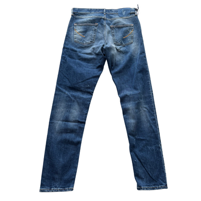 Handpicked Adria Distressed Slim Fit Jeans (Navy Blue) (New)